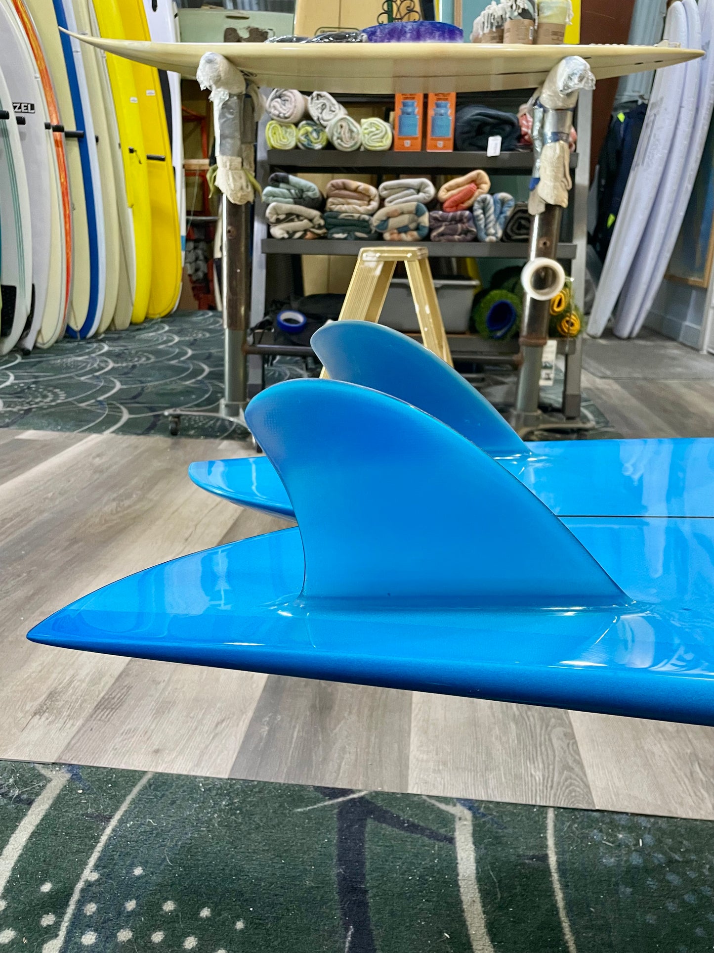 Steve Lis Designs Fish - 5'8" Blue Tint Gloss & Polish