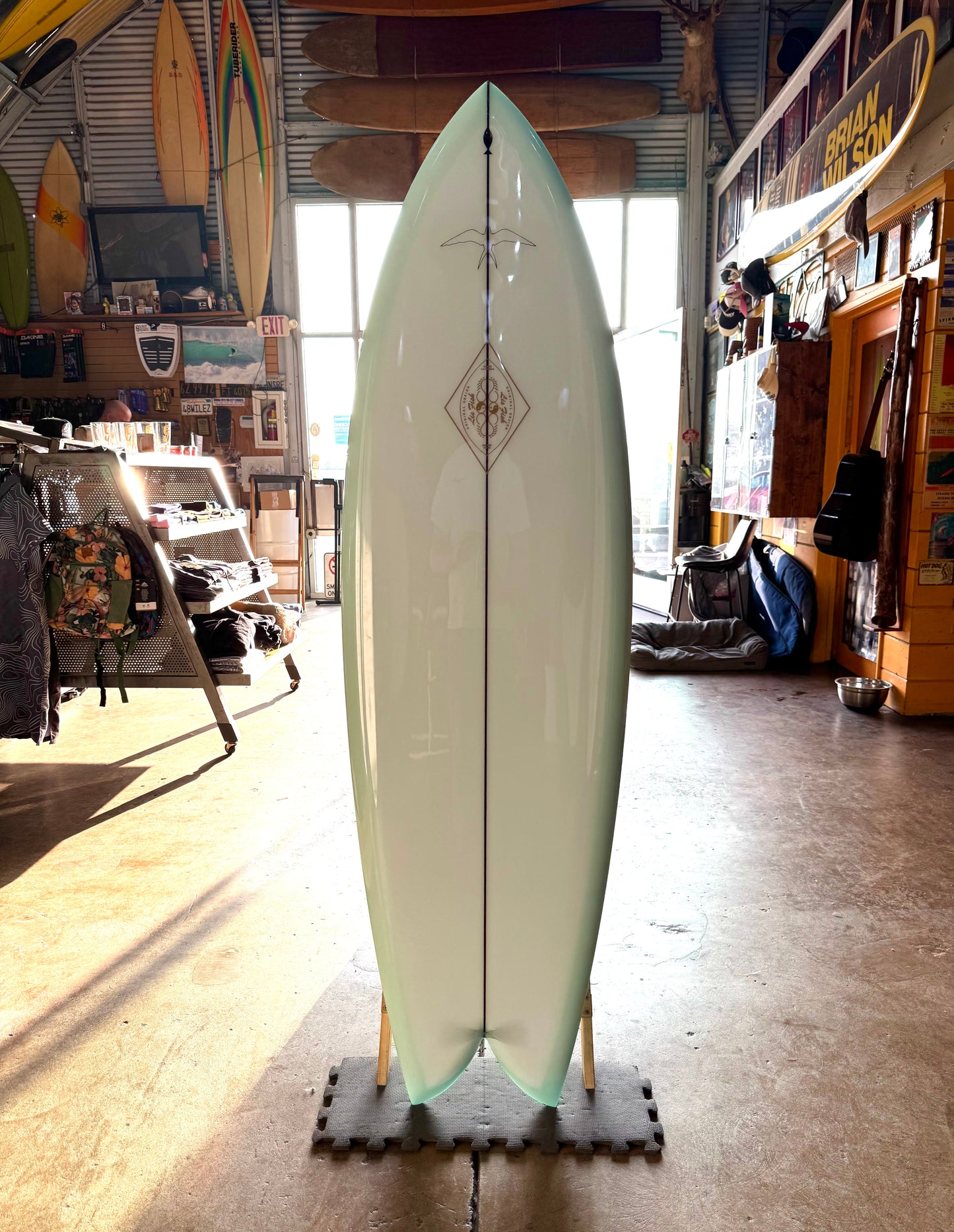 Steve Lis Designs Fish - 5’10” Coke Bottle Resin Tint Gloss & Polish