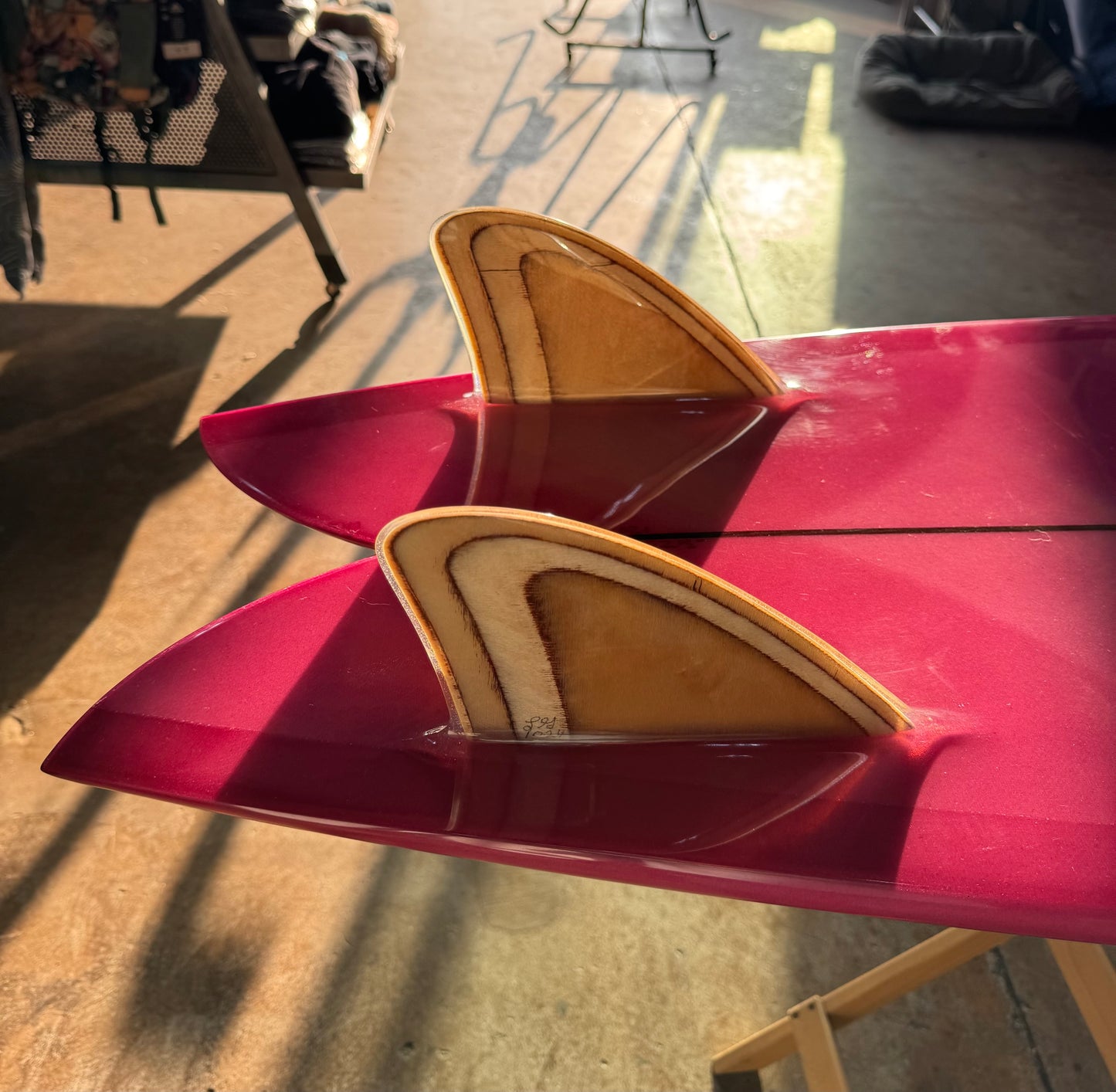 Steve Lis Designs Fish - 6’4” Pink Resin Tint Gloss & Polish