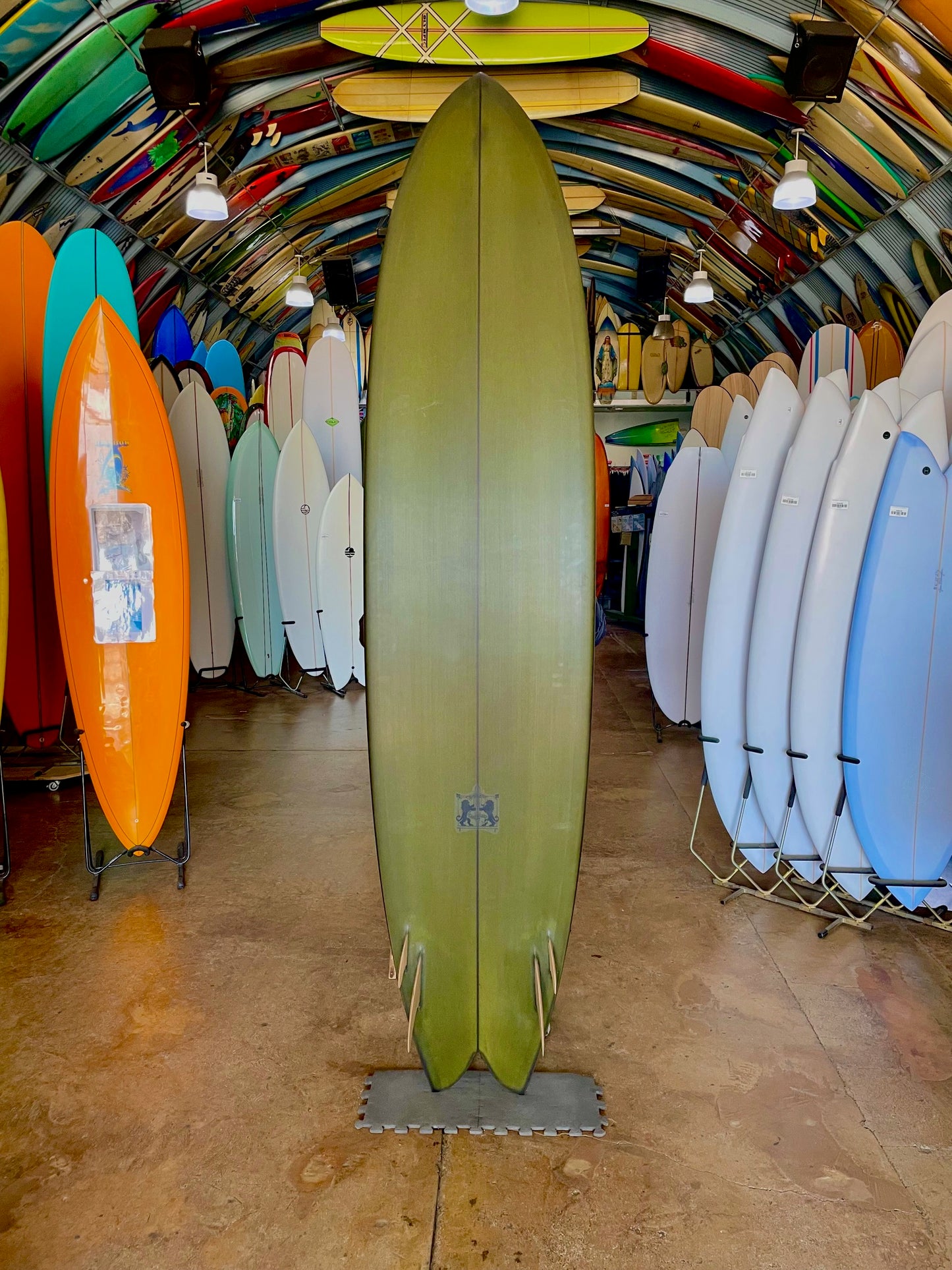 8'6 LARRY MABILE FISH GLASS-ON TWINZER
