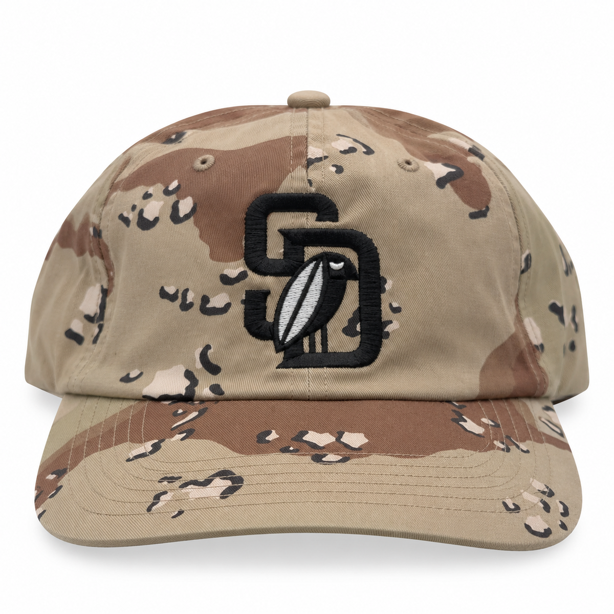 SD Bird CAMO Snapback Dad Hat