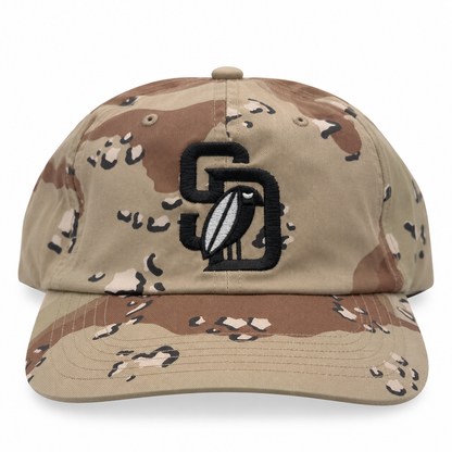 SD Bird CAMO Snapback Dad Hat