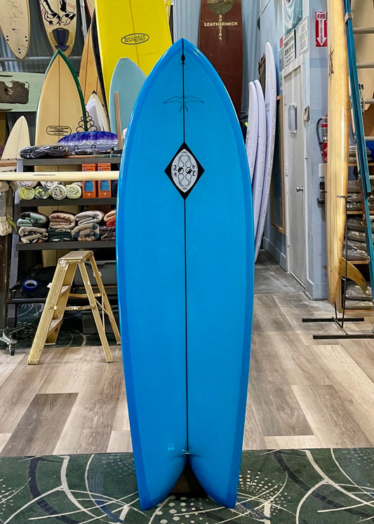Steve Lis Designs Fish - 5'8" Blue Tint Gloss & Polish