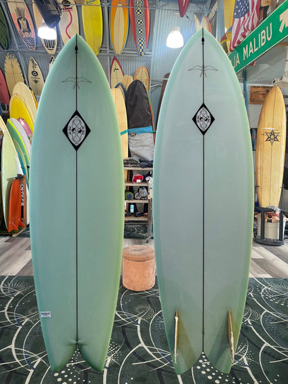 Steve Lis Designs Fish - 6'0 Coke Bottle Resin Tint Gloss & Polish