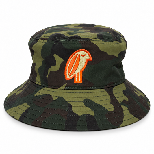 Solo Bird Canvas Bucket Hat