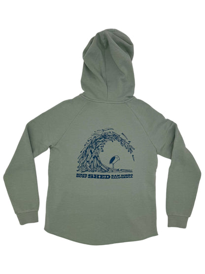 Women's Board Barrel Logo Zip Sweatshirt