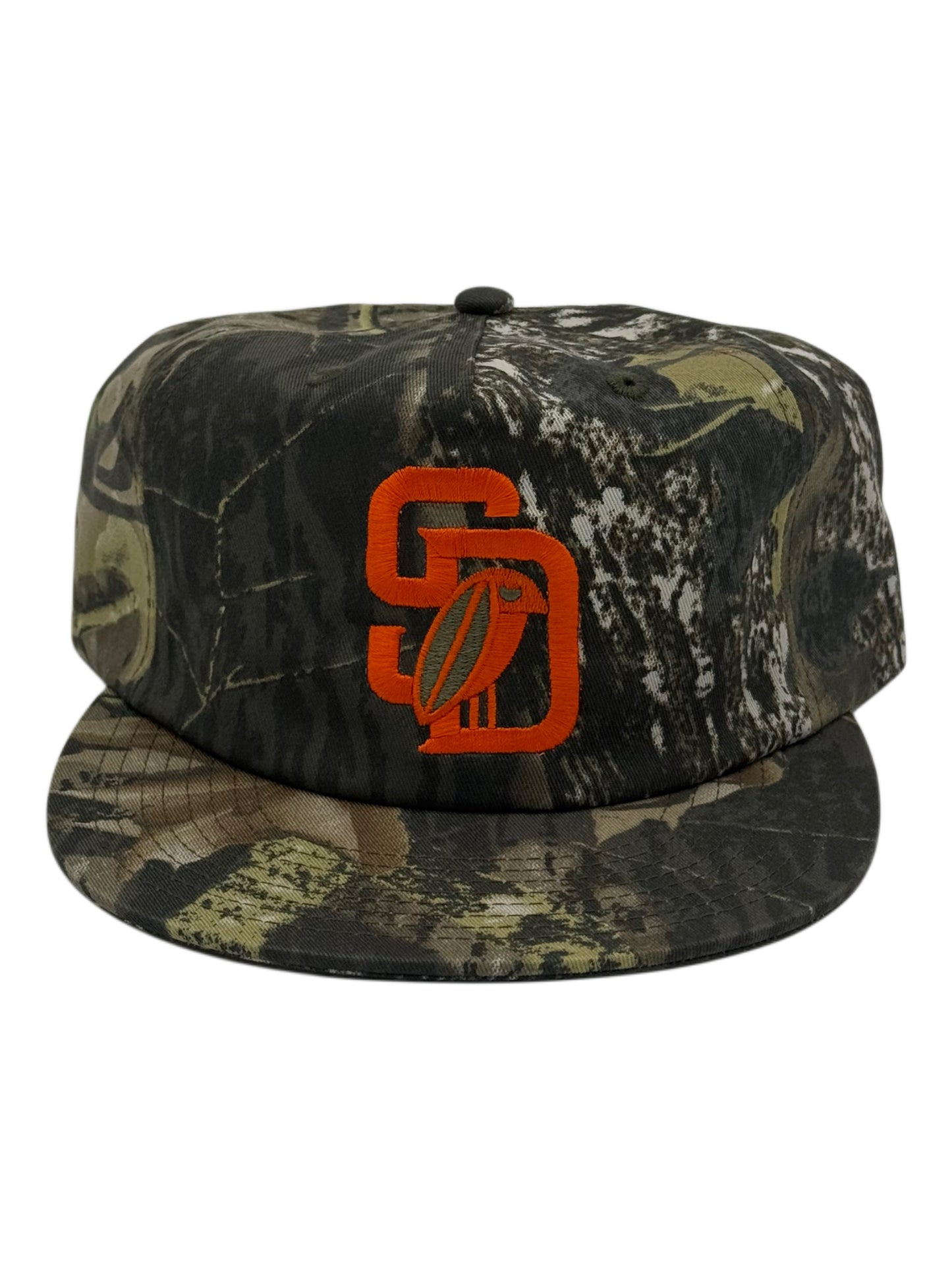 SD Bird CAMO Snapback Unconstructed Hat