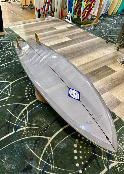 Steve Lis Designs Fish - 6'2" Dolphin Grey Gloss & Polish