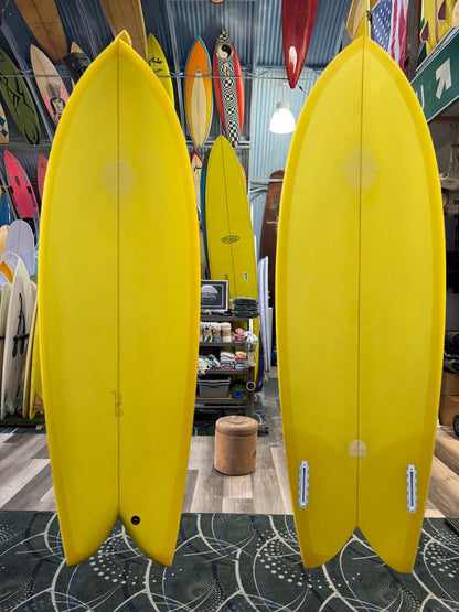 5'6 ELLINGTON FISH W/BOXES -  GOLD TINT SANDED GLOSS