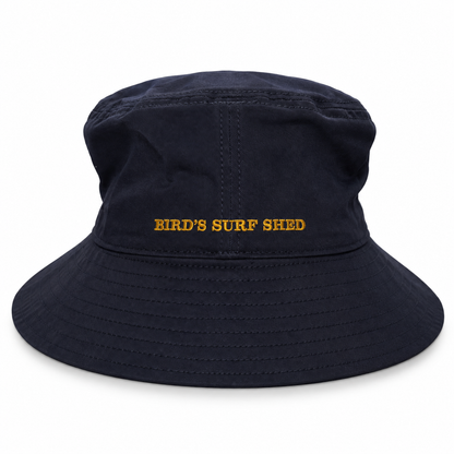 SD Bird Wide Brim Canvas Bucket Hat