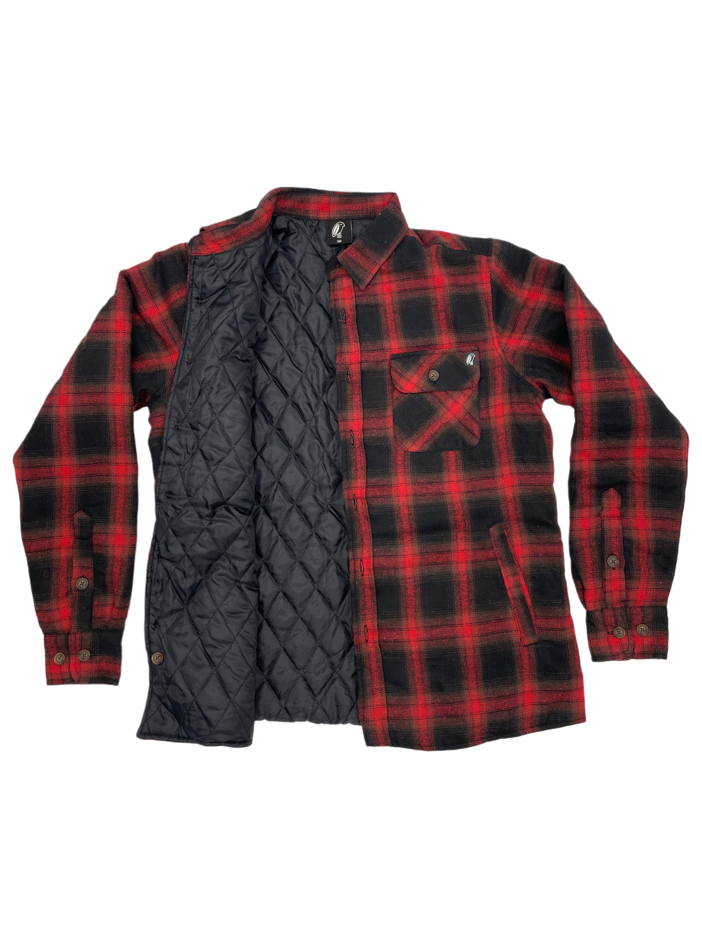 SHED HEAVY FLANNEL QUILTED
