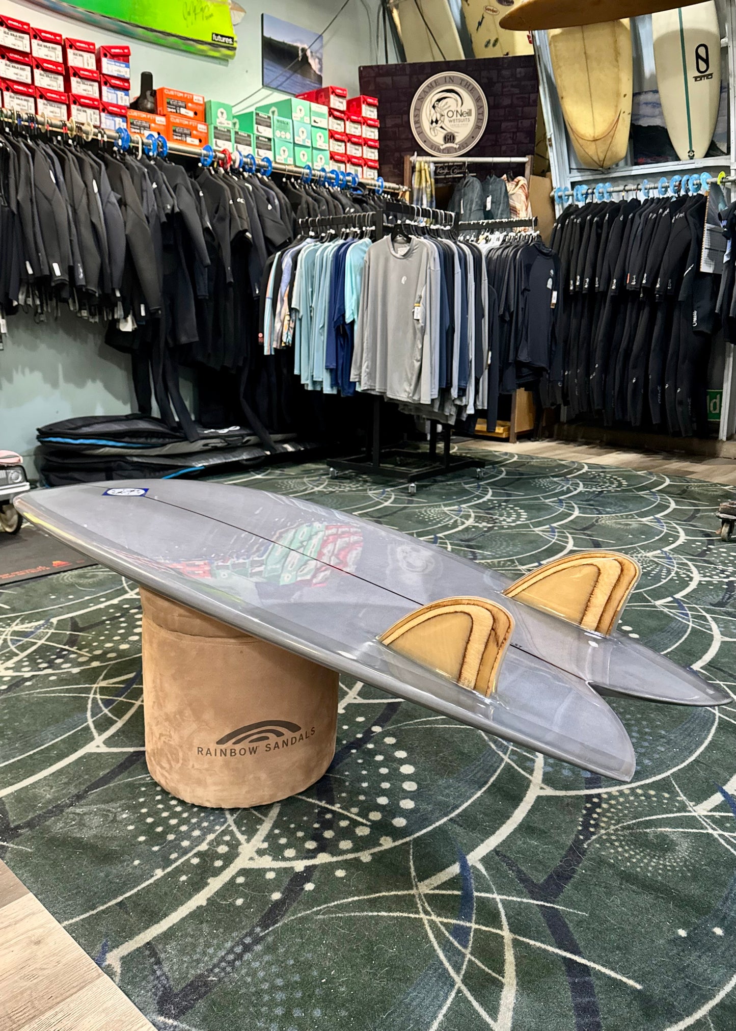 Steve Lis Designs Fish - 6'2" Dolphin Grey Gloss & Polish