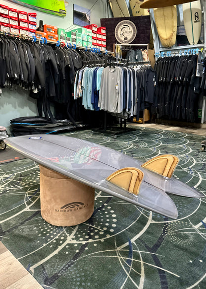 Steve Lis Designs Fish - 6'2" Dolphin Grey Gloss & Polish