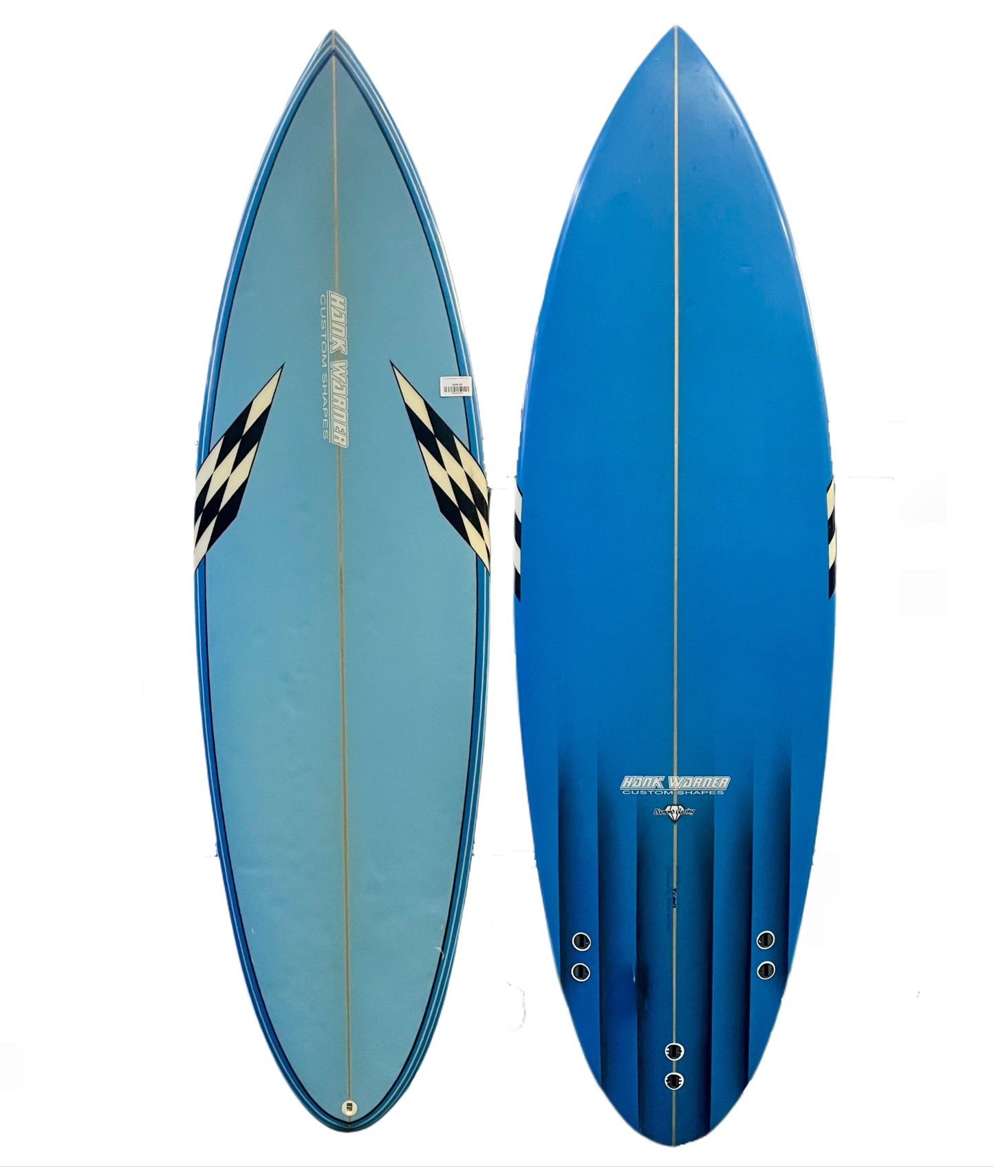 5'10 HANK WARNER 6 CHANNEL TRI FIN