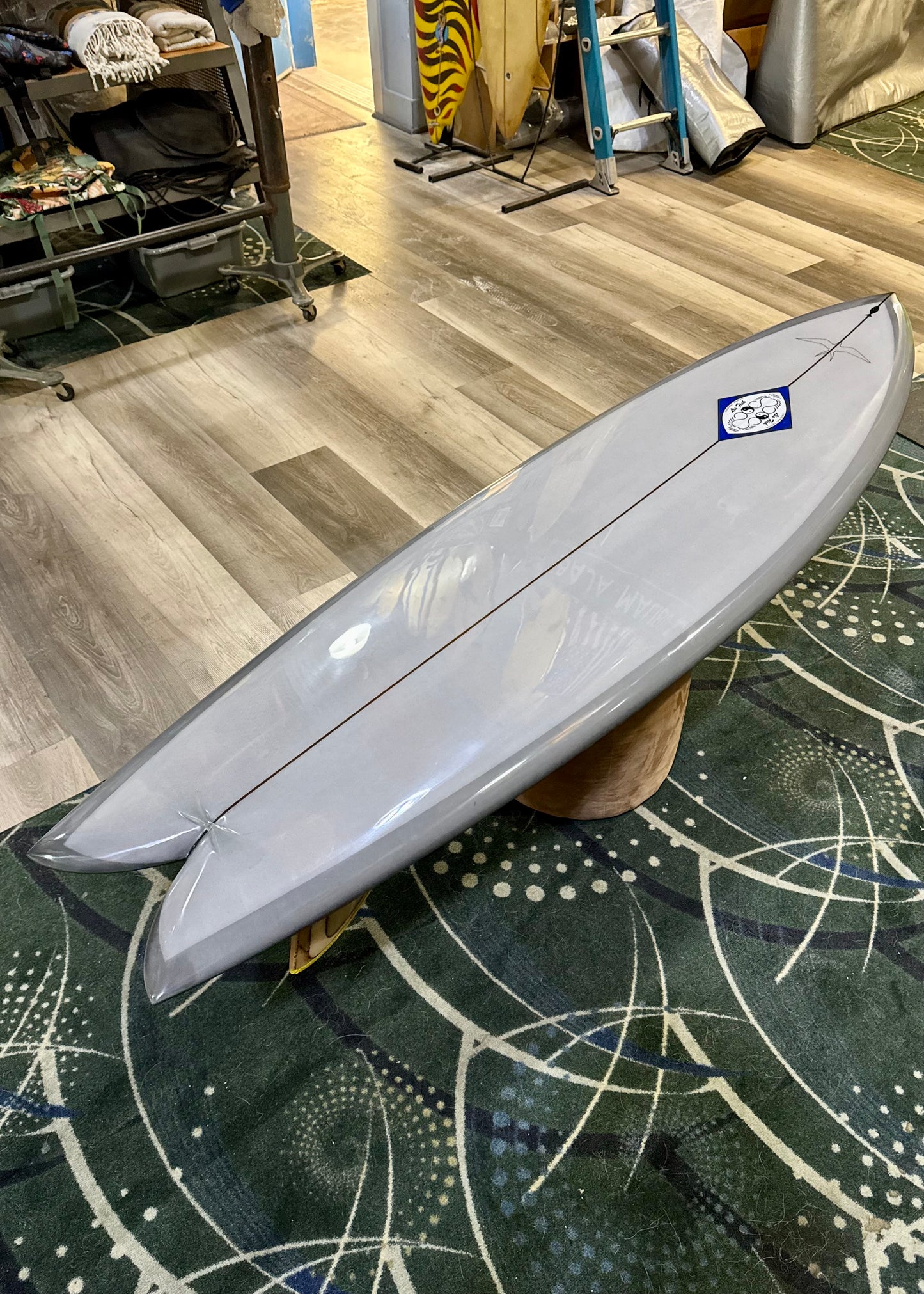 Steve Lis Designs Fish - 6'2" Dolphin Grey Gloss & Polish