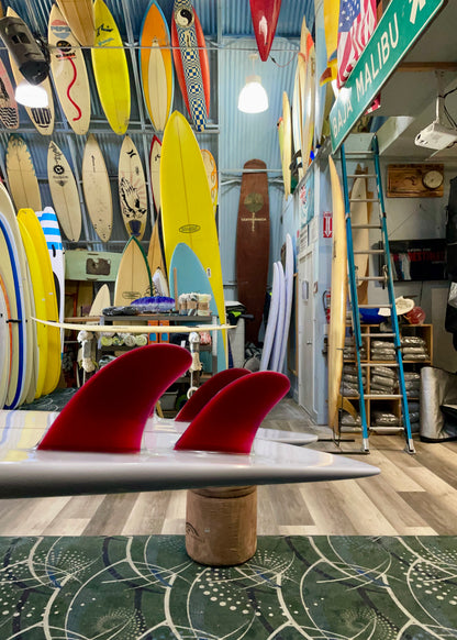 Steve Lis Designs Quad Fish - 5'8" Lightest Grey Tint Gloss & Polish