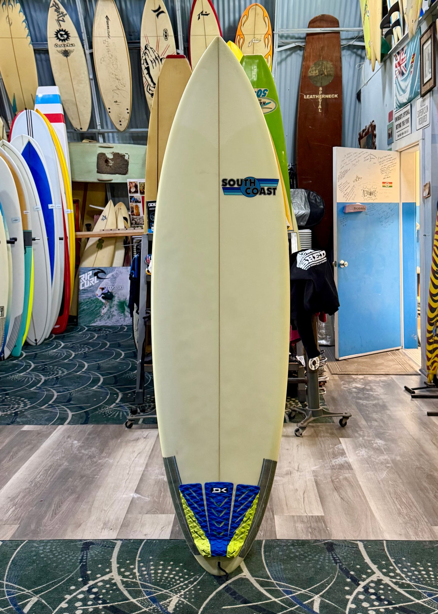 USED 6'8 SOUTH COAST SHORTBOARD