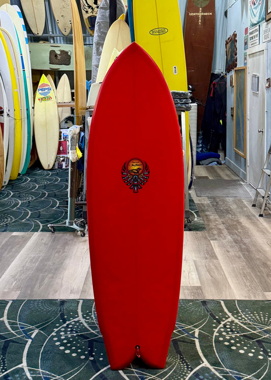 USED 5'10 FISH VON SOL