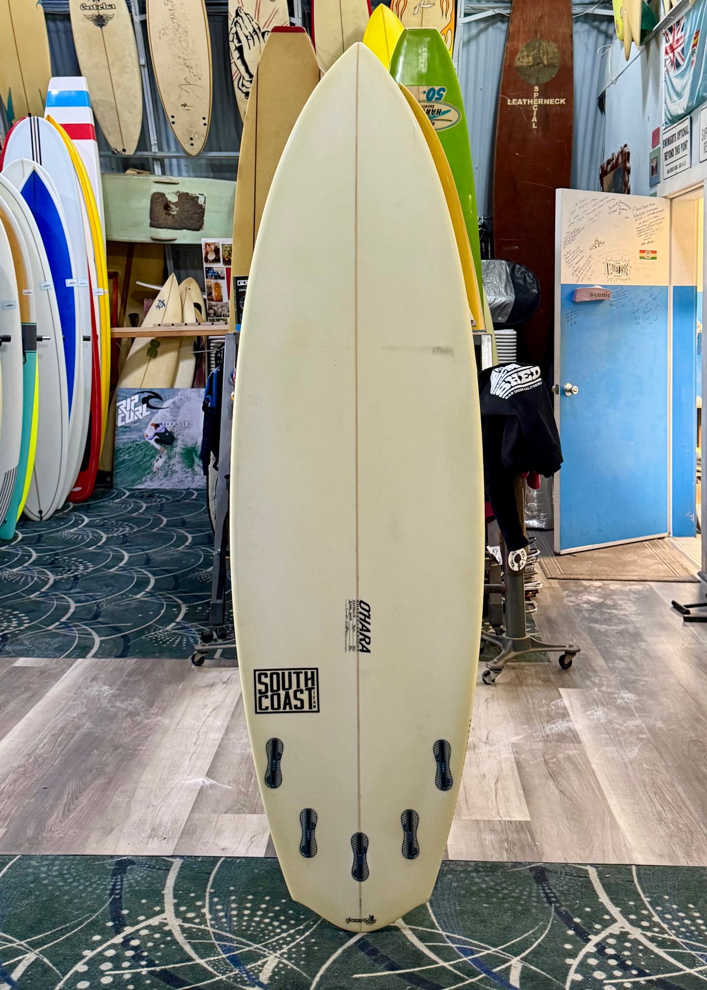 USED 6'6 SOUTH COAST 5-FIN