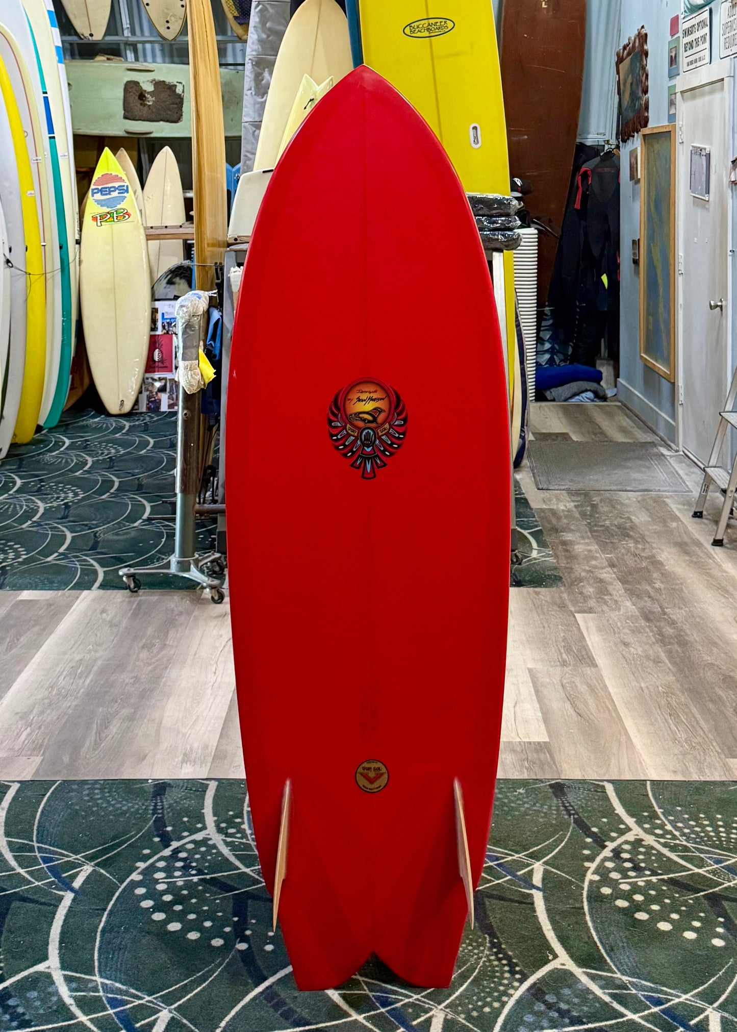USED 5'10 FISH VON SOL