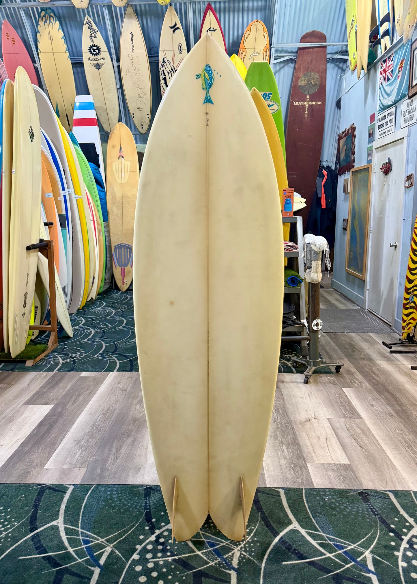 USED 6'4 TWIN FIN FISH