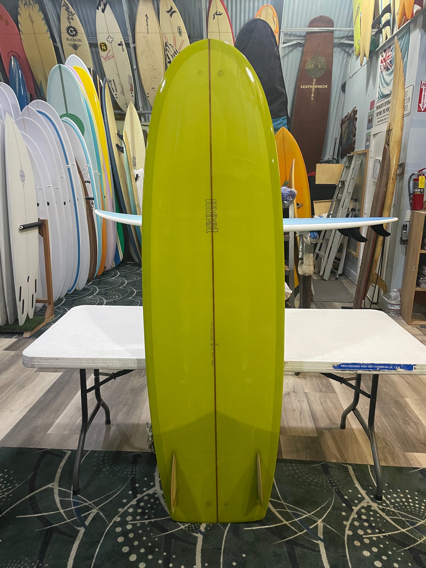 6'7 STEVE MAST HPD MID SIMMONS - YELLOW GREEN (GP)