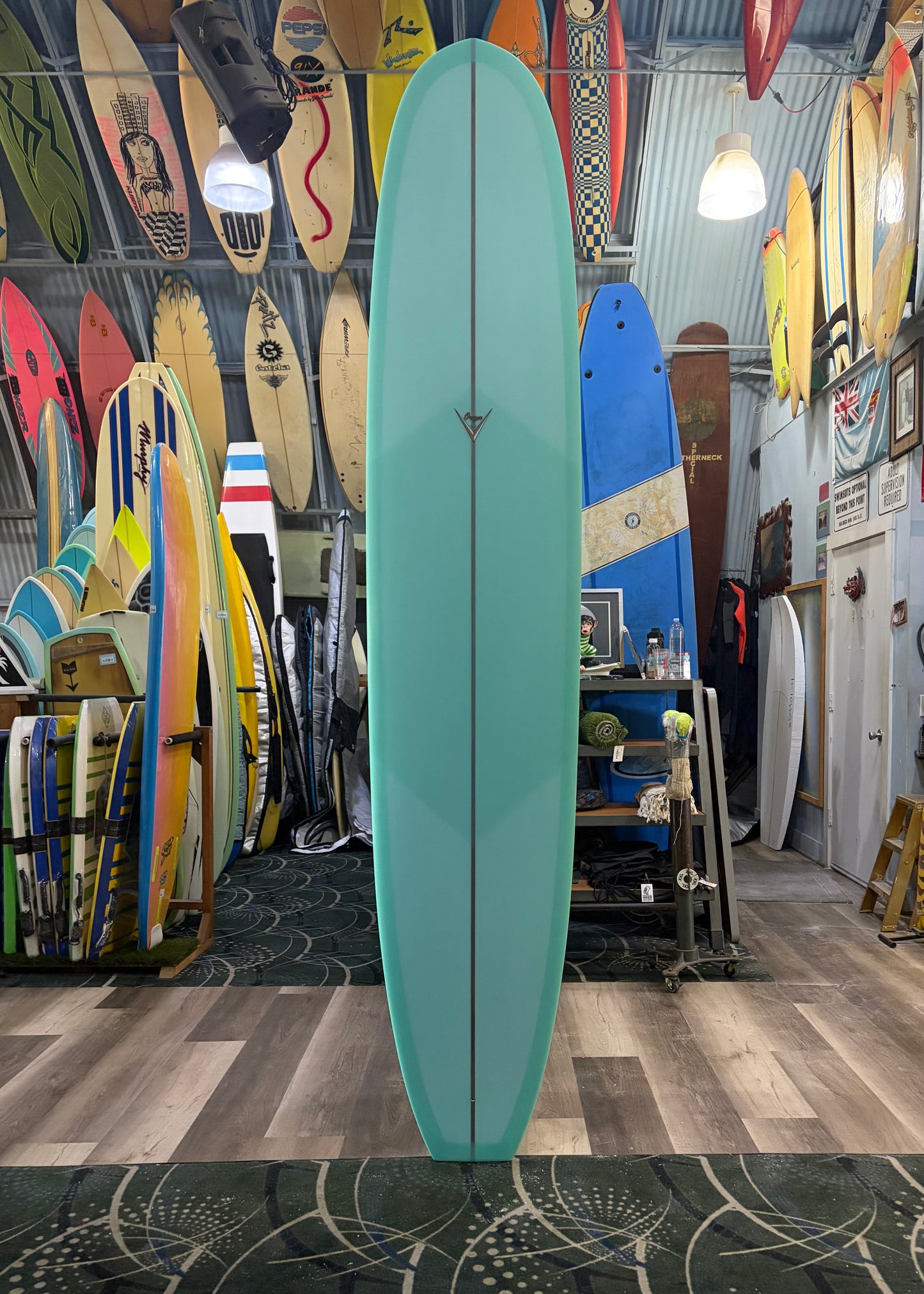 9'6 OROZCO LONGBOARD SINGLE FIN O-2963