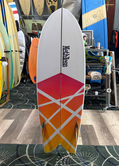 5'6 METHLESS FISH W/ GLASS ON TWINZER FINS J-2965