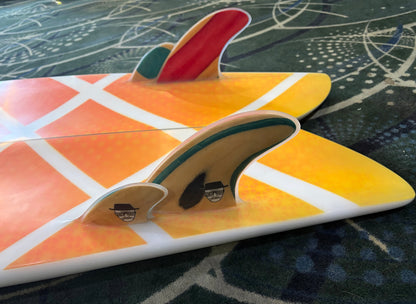 5'6 METHLESS FISH W/ GLASS ON TWINZER FINS J-2965