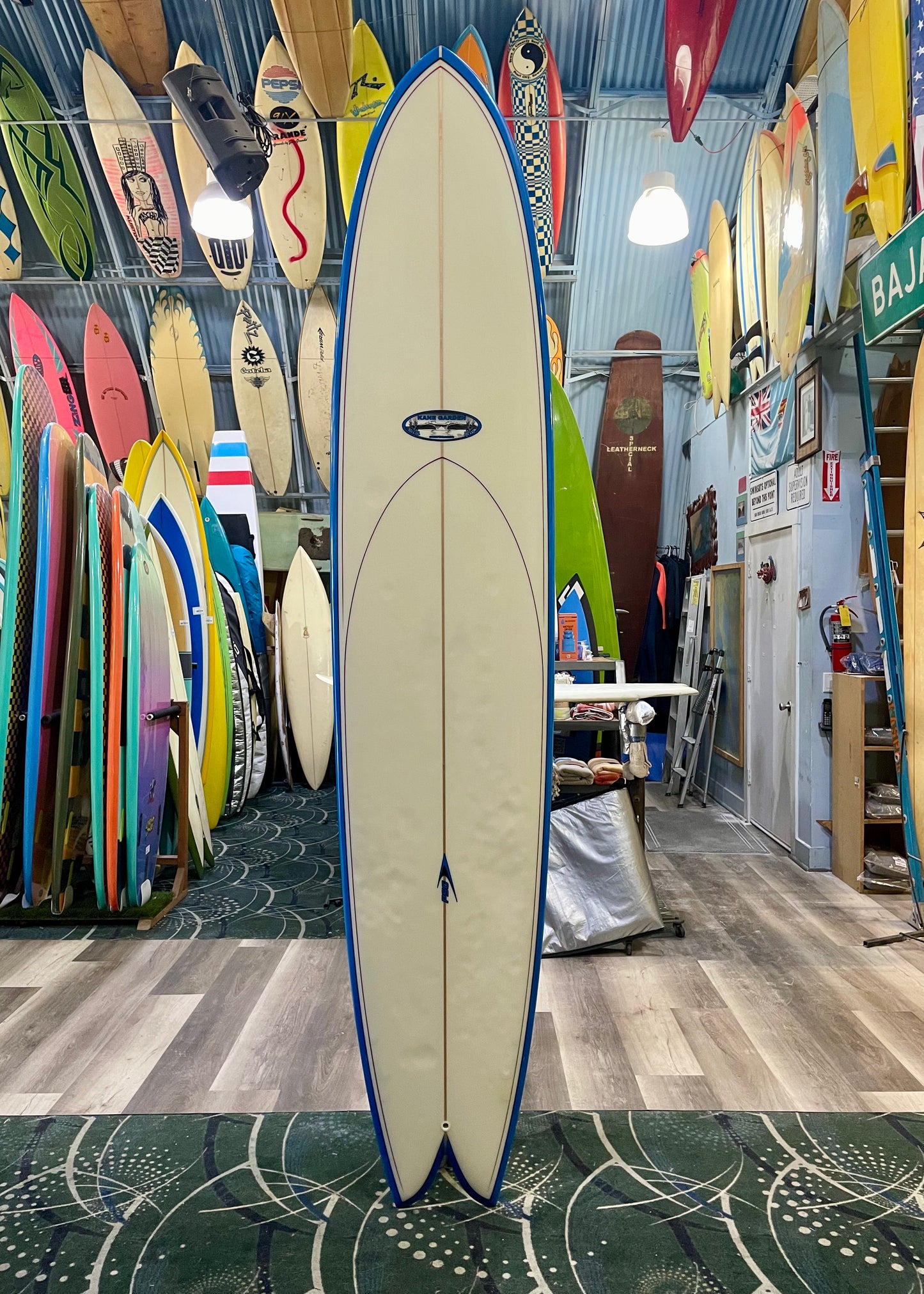 USED 9'6 Larry Mabile Big Swallow (Kane Garden)