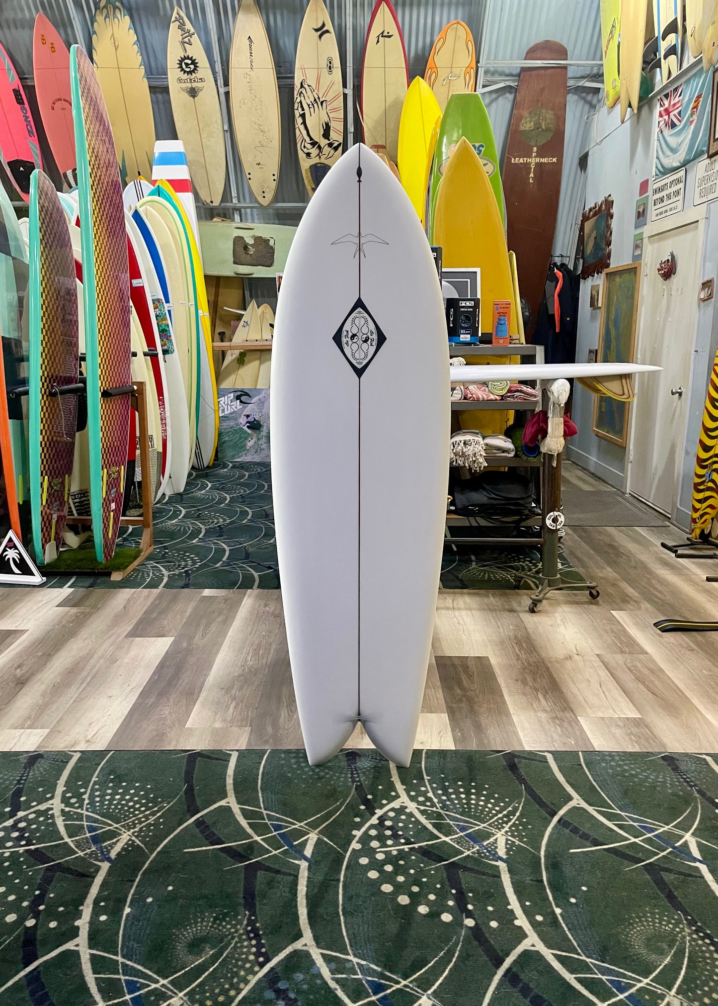 Steve Lis Designs Fish - 6'0 Clear Sanded Gloss Finish
