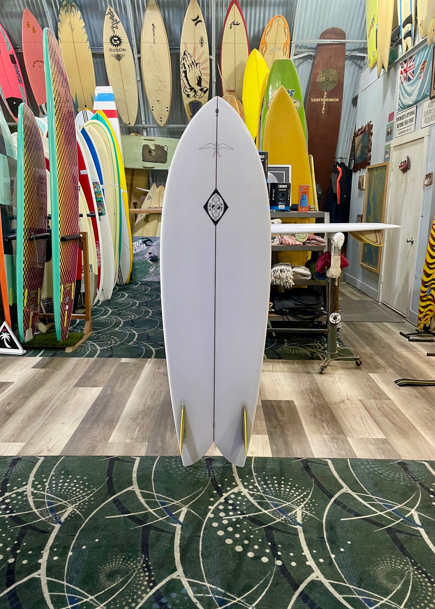 Steve Lis Designs Fish - 6'0 Clear Sanded Gloss Finish