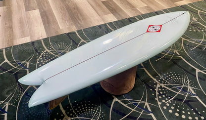 Steve Lis Designs Fish - 6'4 Ice Blue Tint Gloss & Polish