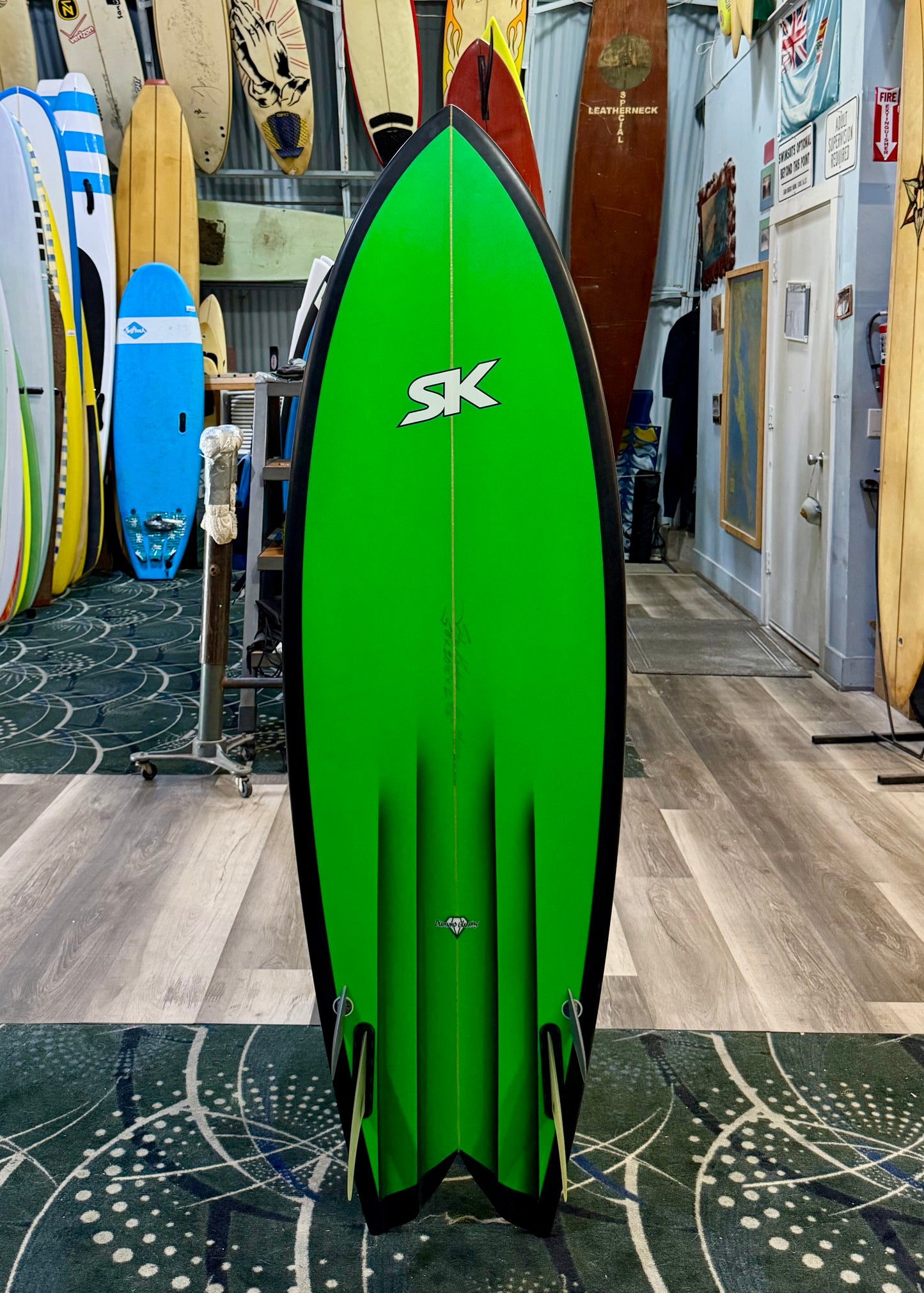 5'8 STU KENSON TWINZER (FINS INCLUDED)