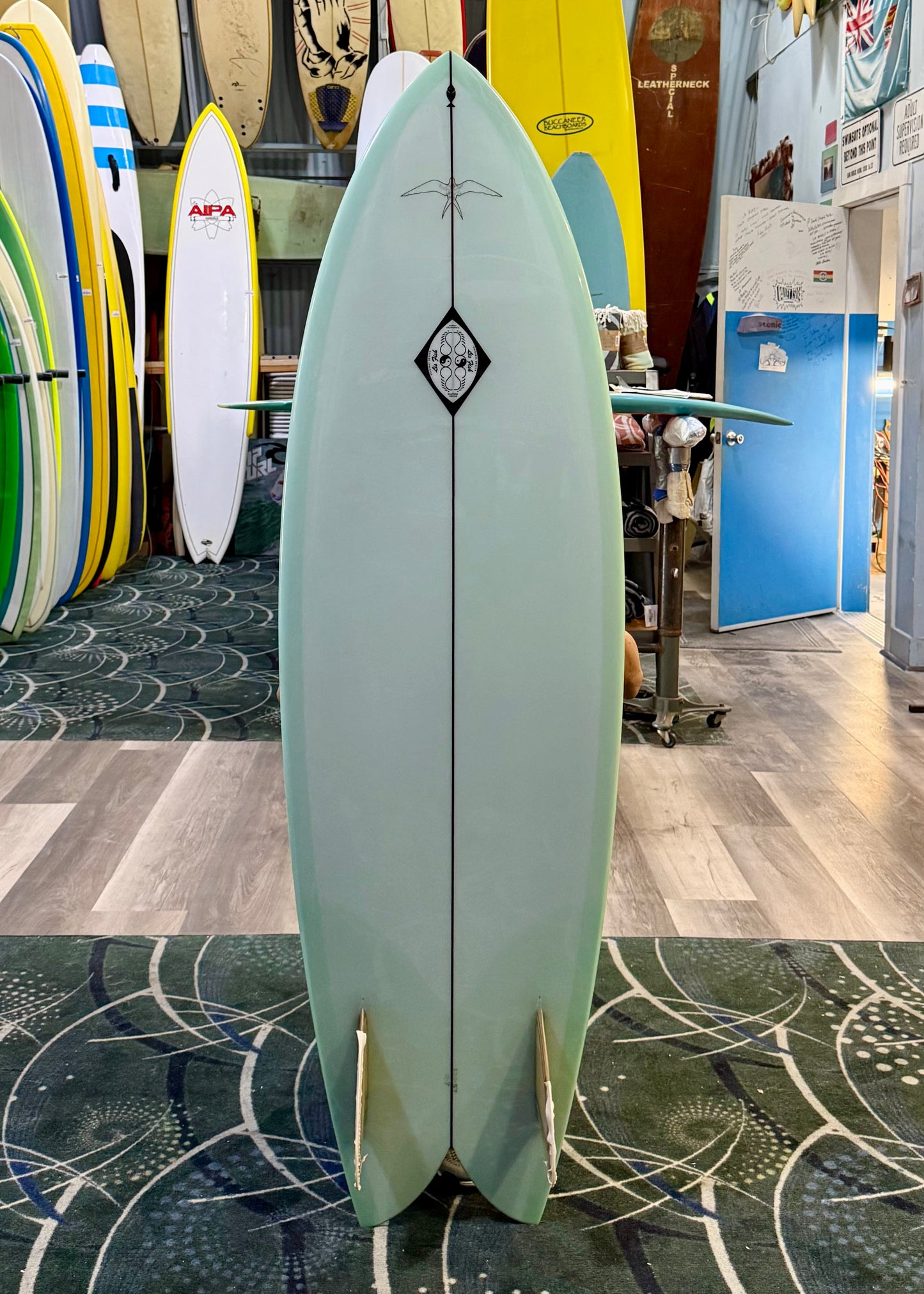 Steve Lis Designs Fish - 6'0 Coke Bottle Resin Tint Gloss & Polish