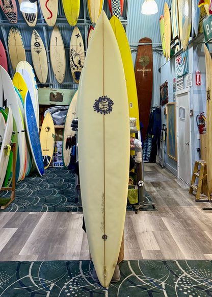 8'4 BREWER CHAPMAN SINGLE FIN - PIN - CLEAR - WINGER