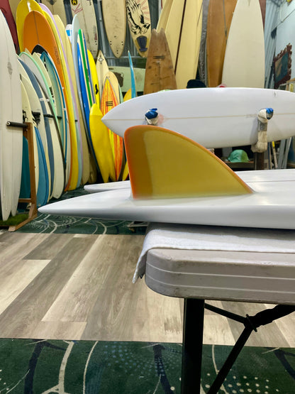 Steve Lis Designs Fish - 5'10" Clear Sanded Finish w/ illuminate Fins