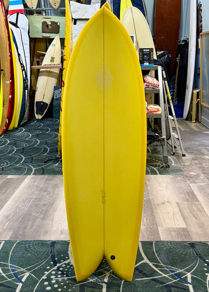 5'6 ELLINGTON FISH W/BOXES -  GOLD TINT SANDED GLOSS