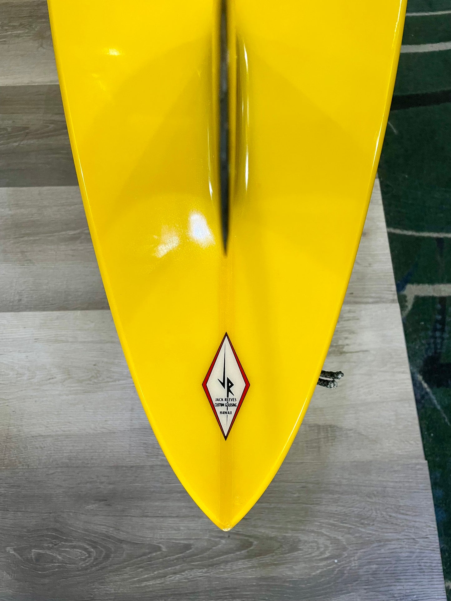 8'8 BREWER CHAPMAN SINGLE FIN - PIN - YELLOW BOTTOM