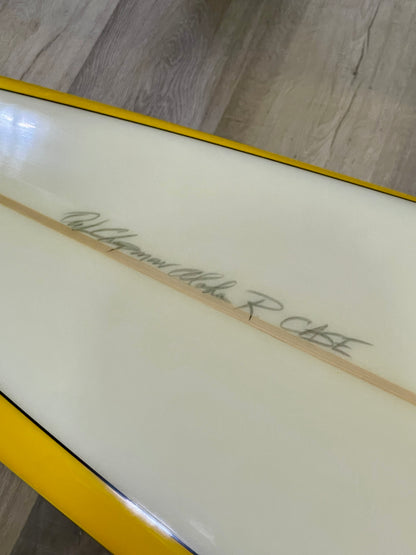 8'8 BREWER CHAPMAN SINGLE FIN - PIN - YELLOW BOTTOM