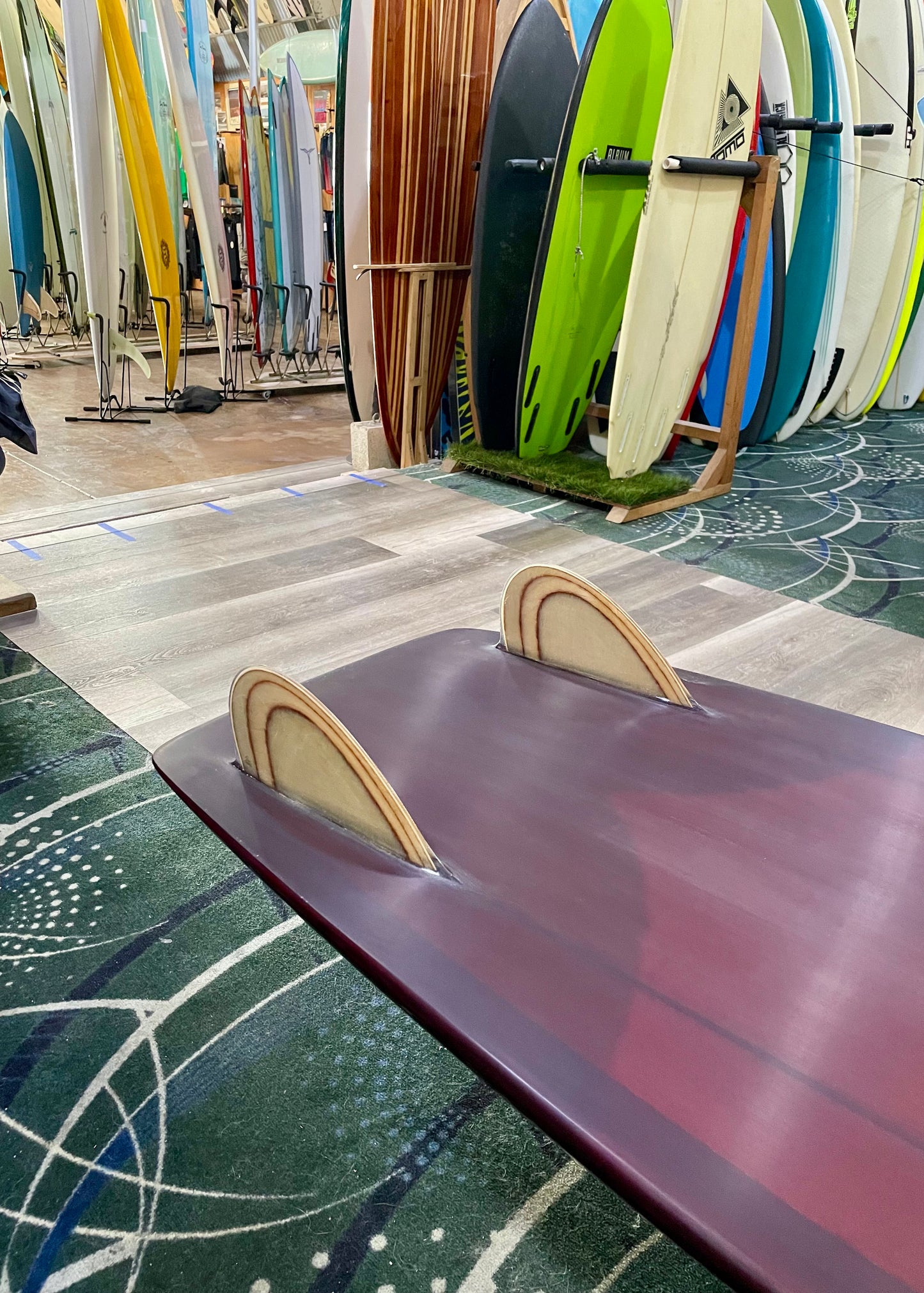 7'0 STEVE MAST HPD MID SIMMONS - DARK BURNT ORANGE (COMBO POLISH GLOSS)