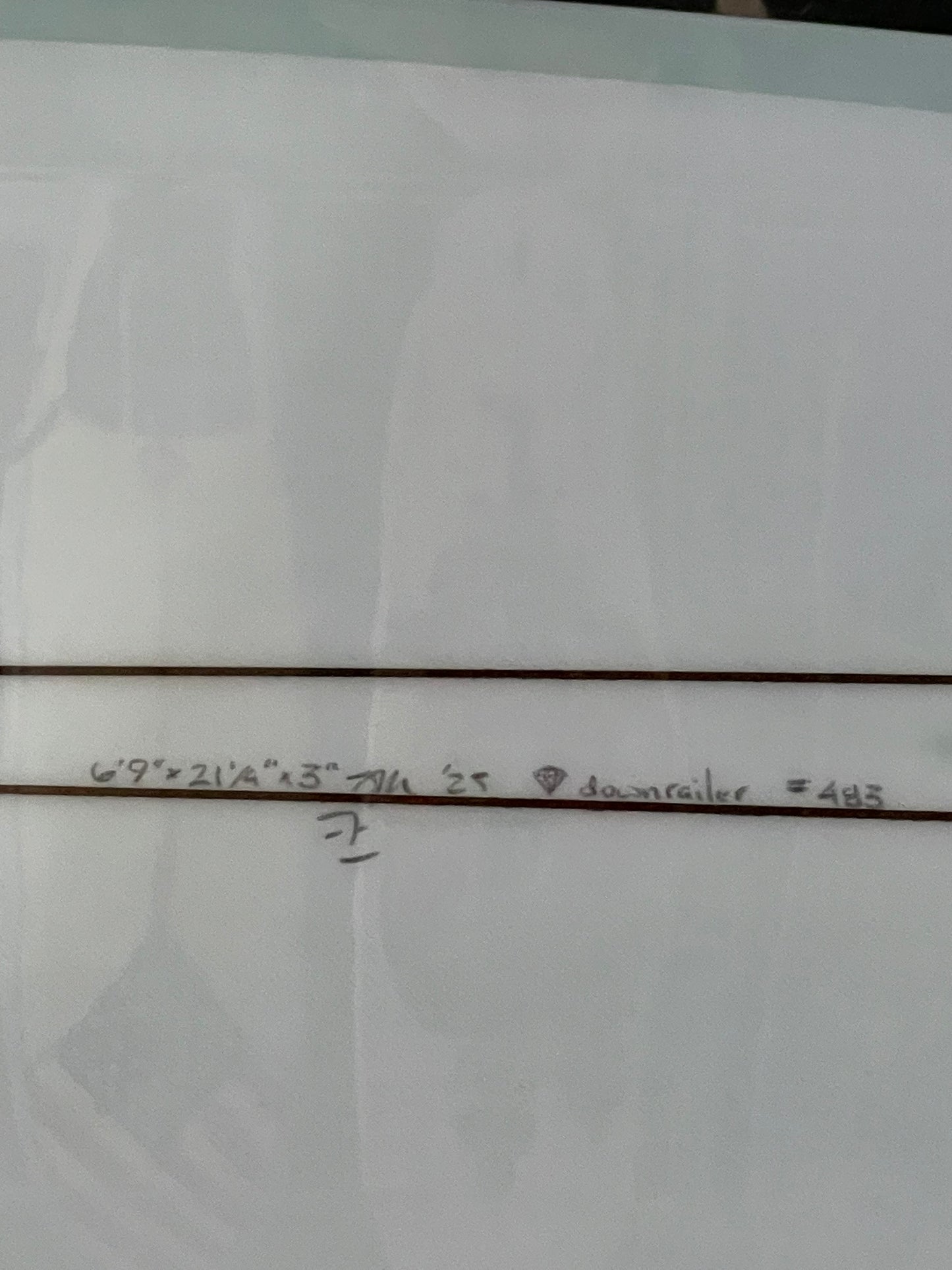 MAST SURFBOARDS - DIAMOND DOWNRAILER / COKE BOTTLE GREEN TINT (GP)