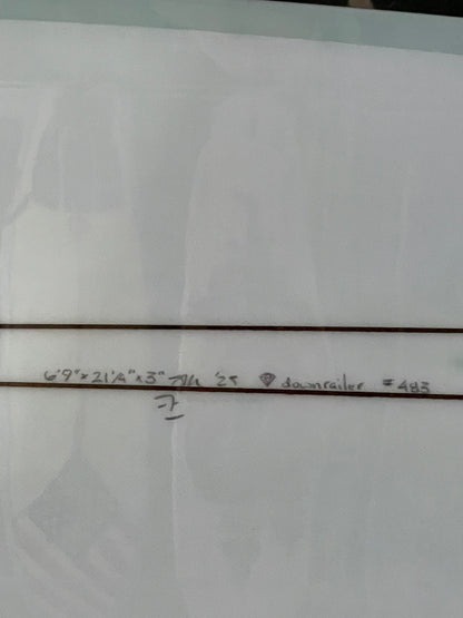 MAST SURFBOARDS - DIAMOND DOWNRAILER / COKE BOTTLE GREEN TINT (GP)