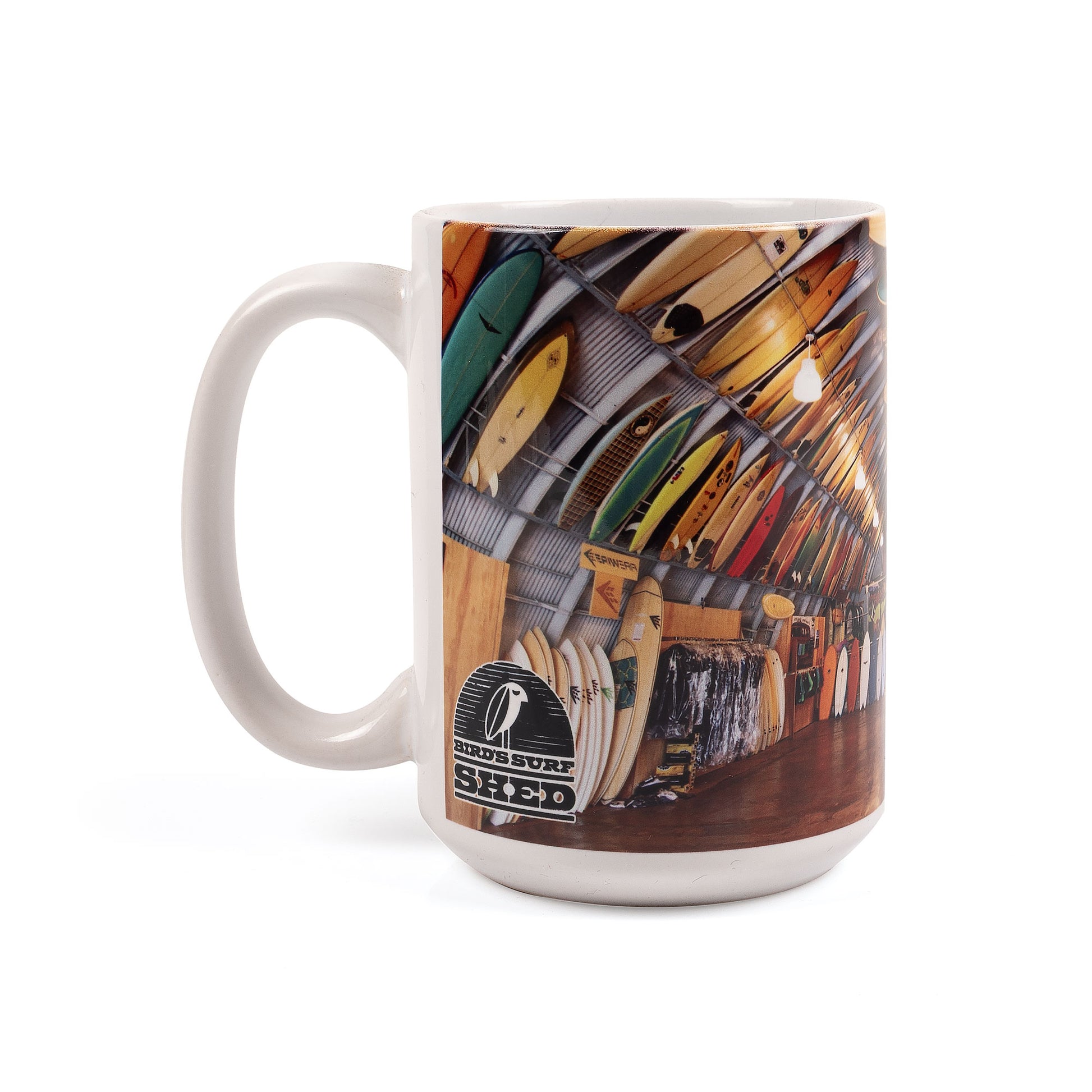 Bird's Surf Shed Coffee Mug